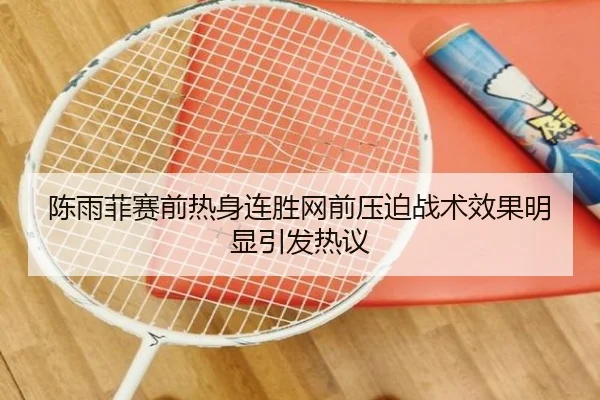陈雨菲赛前热身连胜网前压迫战术效果明显引发热议